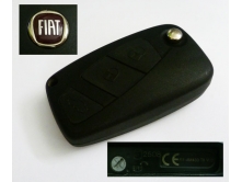 Выкидной ключ Fiat 433MHz 3кн. PCF7946 LCK