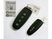Смарт-ключ Lincoln 4+1кн. 315MHz PCF7945