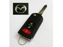 Выкидной ключ Mazda 315MHz 2+1кн. TEX/CR63