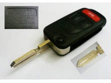 Выкидной ключ Mercedes 3+1кн. 315MHz PH73
