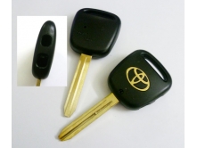 Корпус ключа TOYOTA 2кн. TOY43 с местом под чип