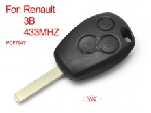 Ключ Renault 3кн. VA2 433MHz PCF7947