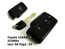 Смарт-ключ Toyota 3кн. 315MHz TEX/CR 6A Pg1: 34