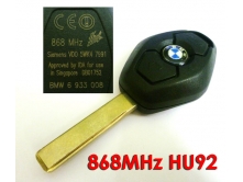 Ключ 3кн. BMW 868MHz HU92 PCF7942