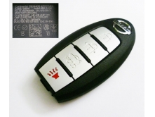 Смарт-ключ Nissan 3+1кн. 433MHz 52 Philips HT3