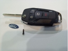Выкидной корпус ключа Ford 3+1 кн. жало HU-101